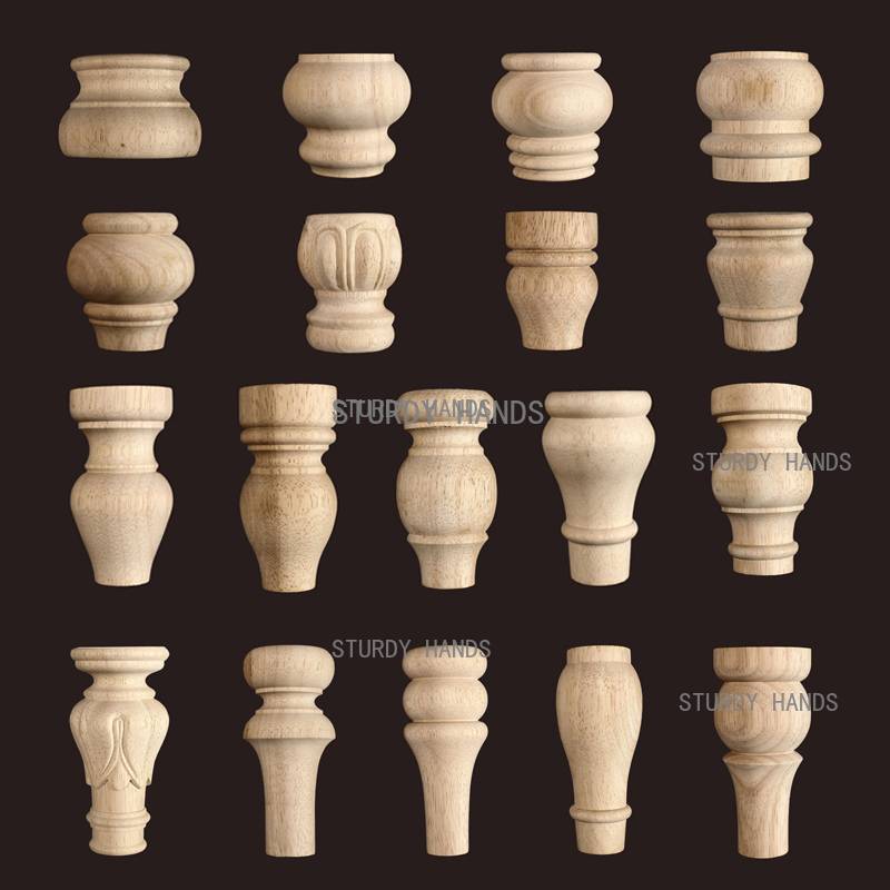Furniture Hardware For Legs - 1 pièce Pieds de meuble ronds