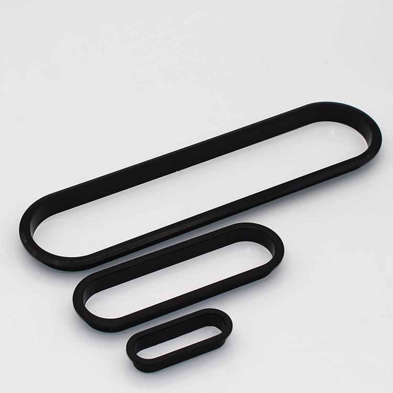 Furniture Hardware Parts - Lot de 2 passe-câbles ovales en