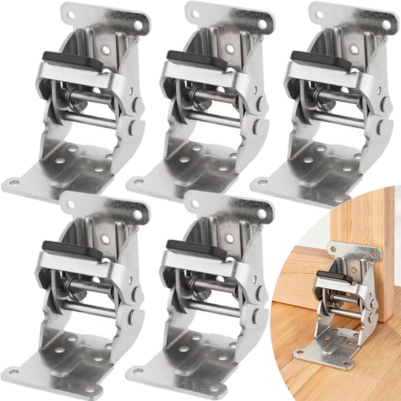 Furniture Hardware For Legs - Charnière pliante autobloquante, Support à 90