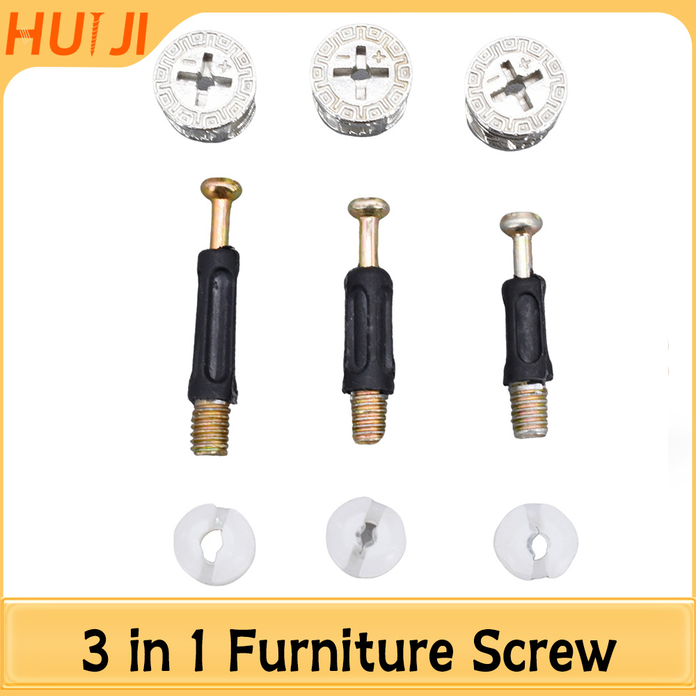 Furniture Joinery Hardware - Connecteurs de meubles 3 en 1,