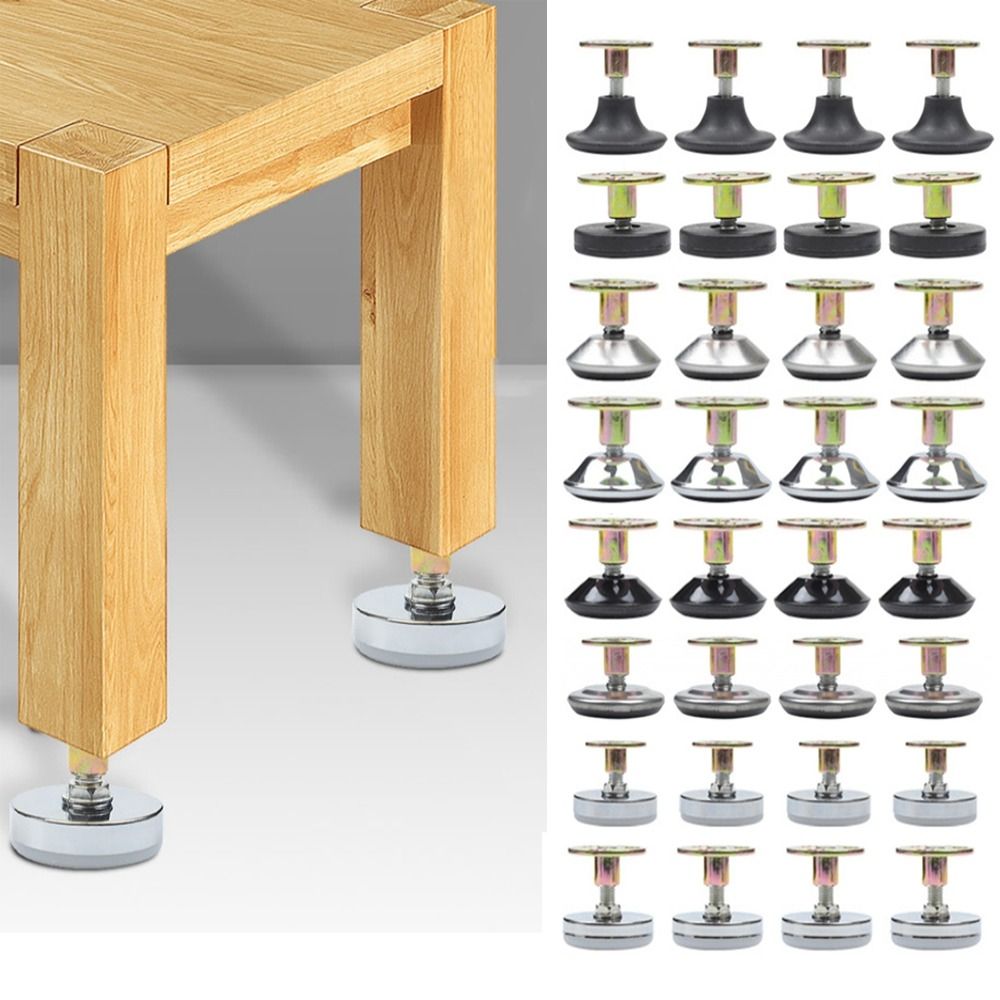 Furniture Leveling Hardware - 4 pièces Support de meubles réglable