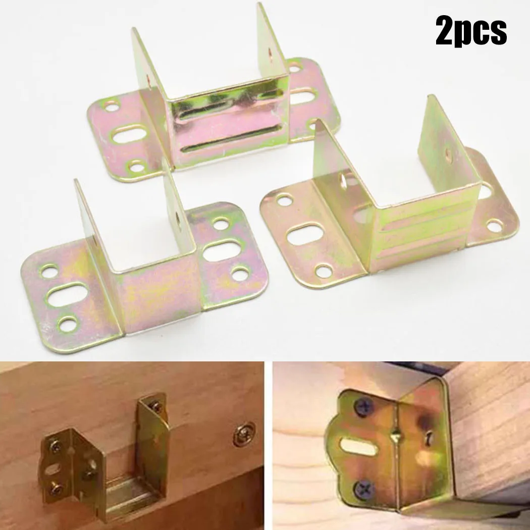 Furniture Hardware Connectors - Support de lit en métal en