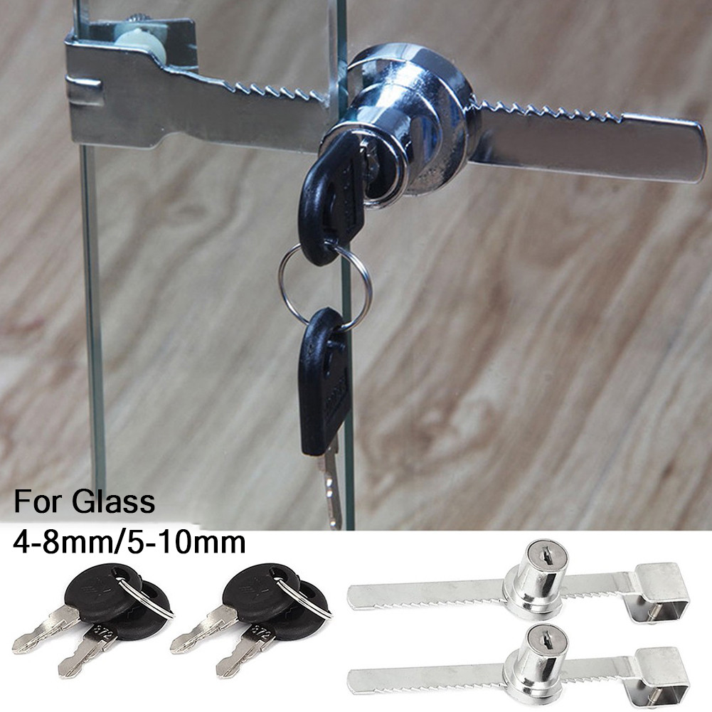 Furniture Joinery Hardware - Serrure de porte coulissante en verre,