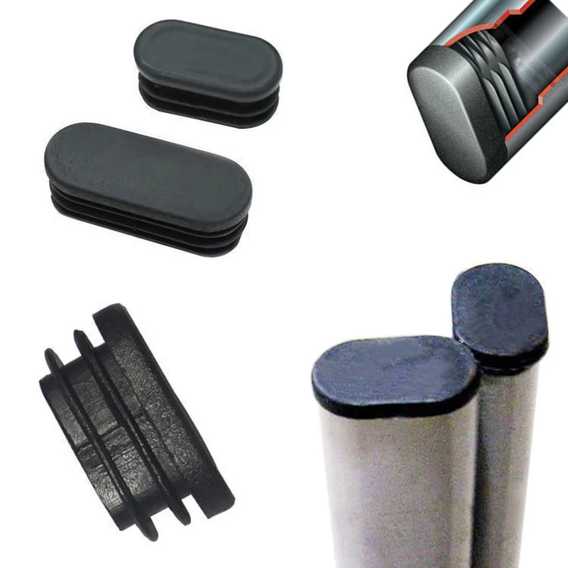 Furniture Leveling Hardware - Bouchons d'insertion de tube en plastique,