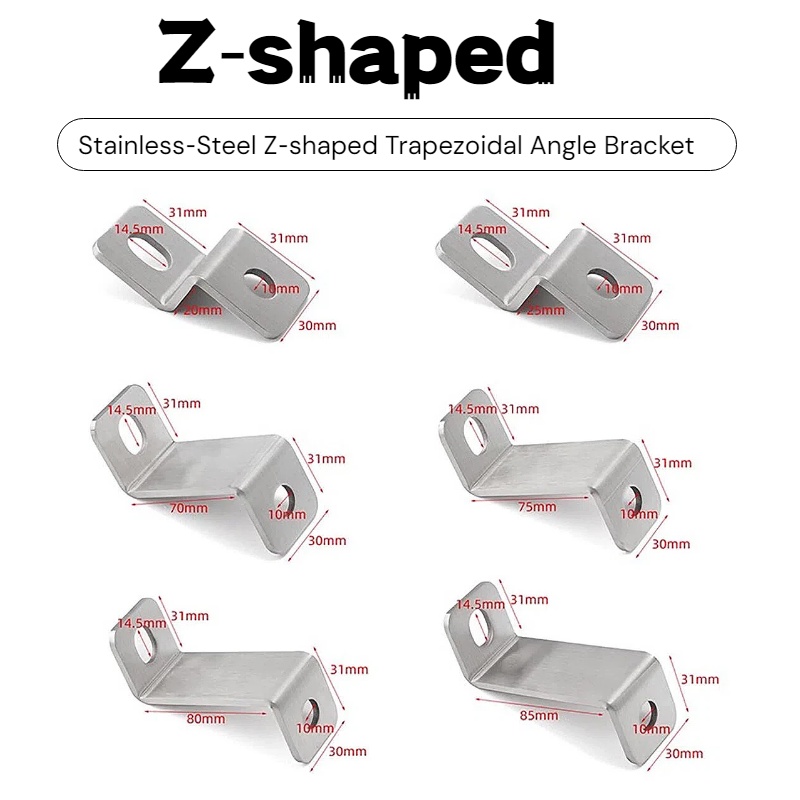 Furniture Hardware Connectors - Support d'angle en forme de Z