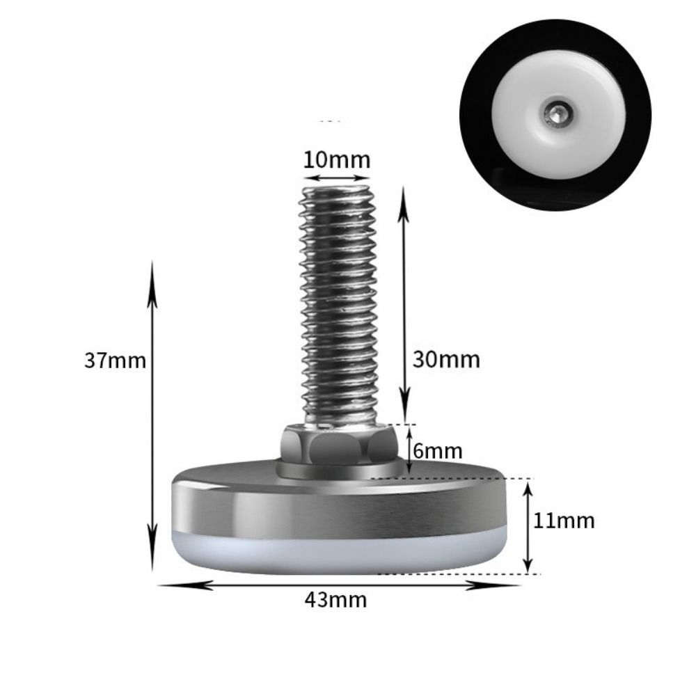 Furniture Leveling Hardware - Pieds de meubles antidérapants simples pour