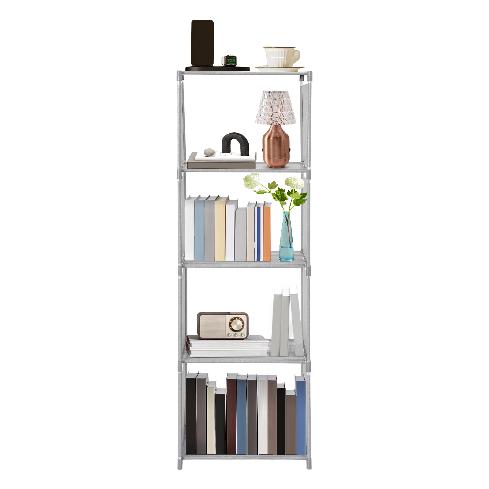 Furniture Hardware Photos - Étagère verticale ouverte rectangulaire à profil