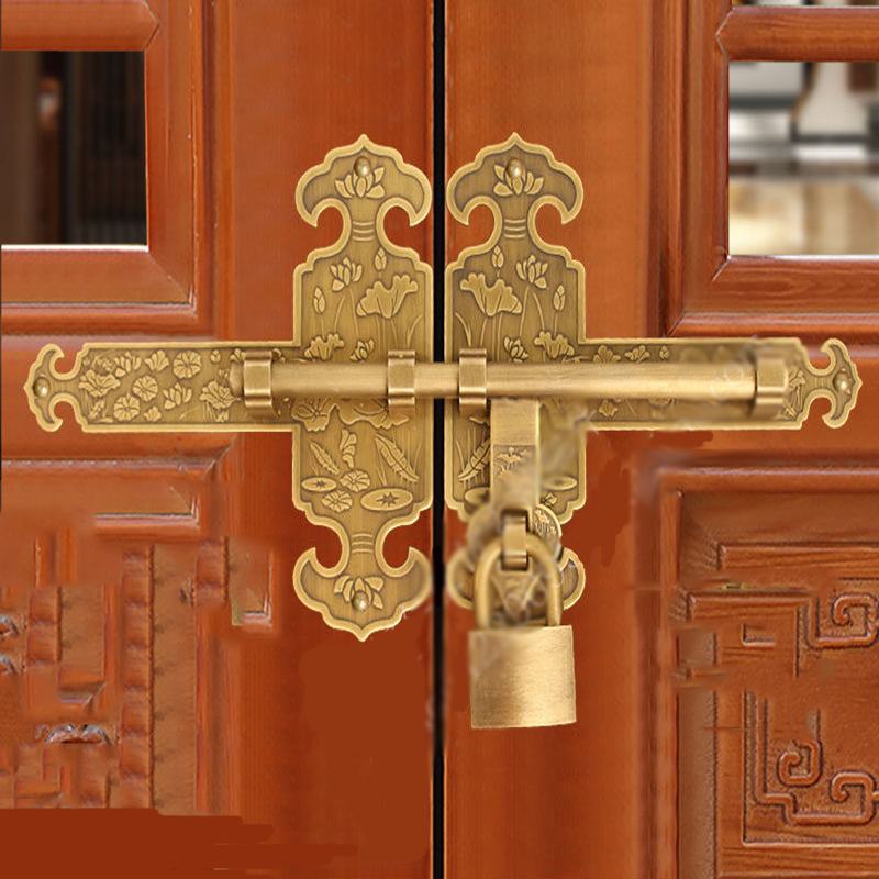 Furniture Hardware Fitting - Loquet de porte en laiton massif