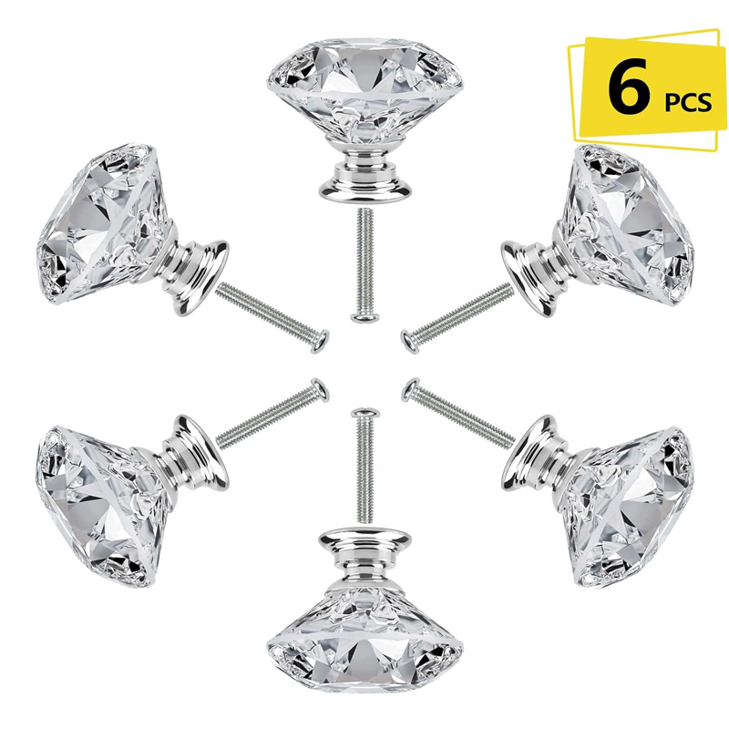 Furniture Hardware Parts - Lot de 6 boutons de meuble