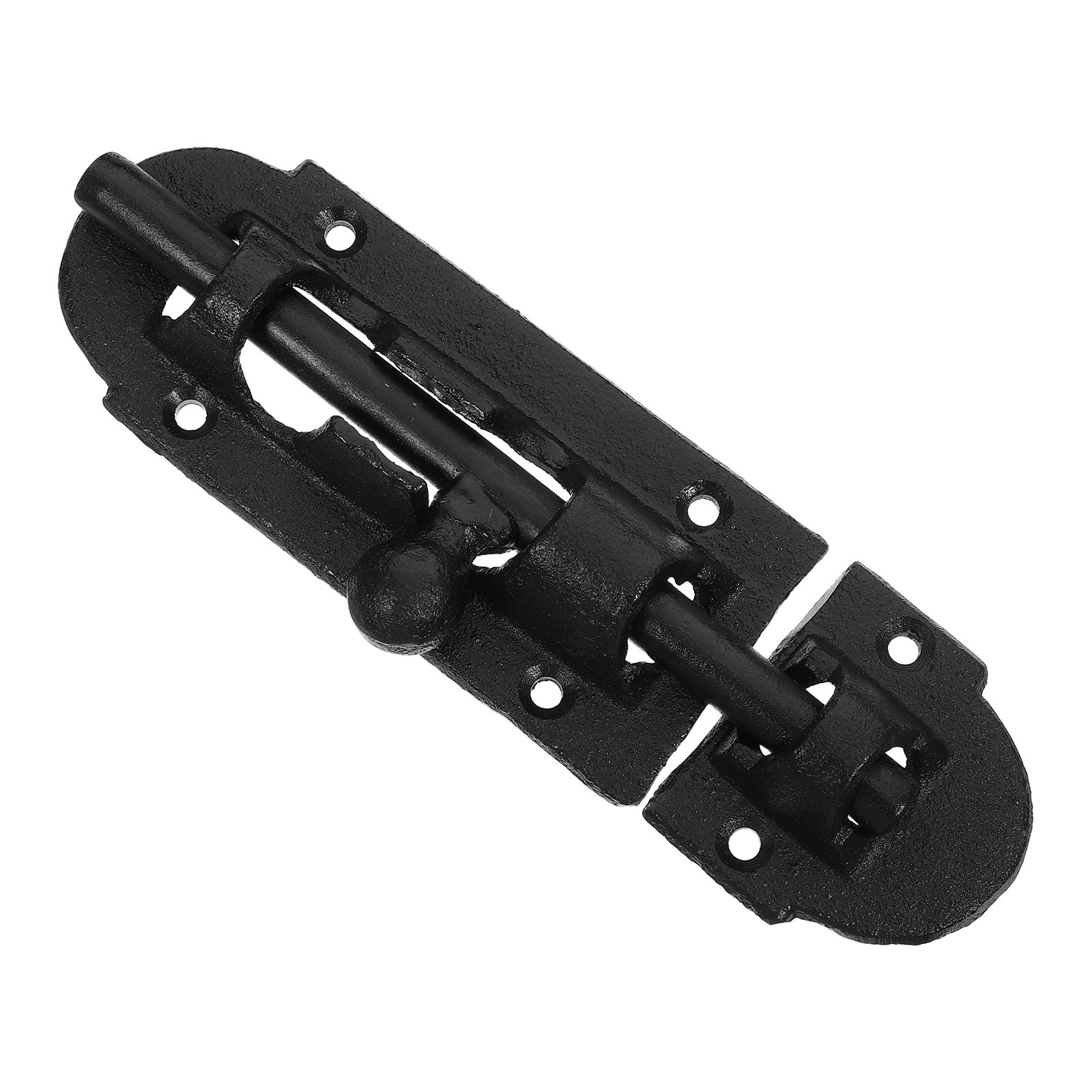 Barrel Bolt Slide - Loquet à barillet noir en fonte