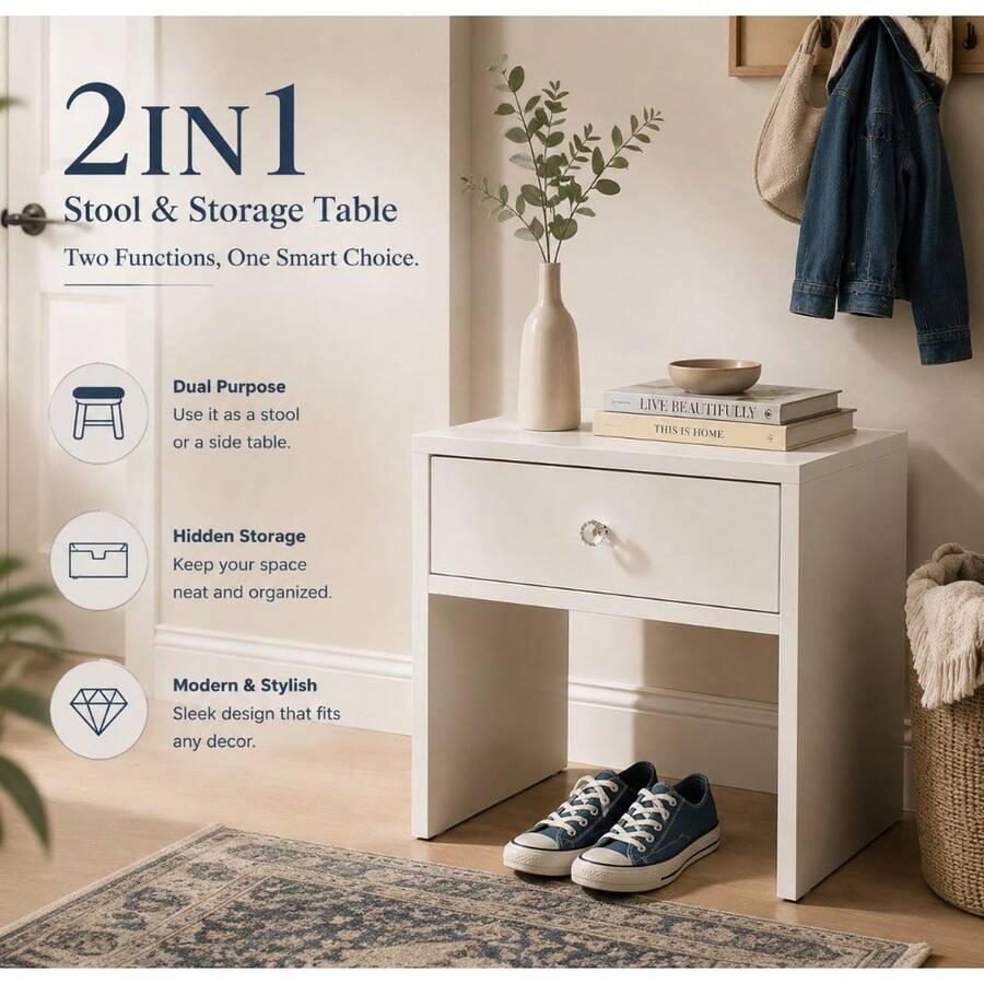 Tabouret de rangement et table - Furniture Hardware Parts avis et prix