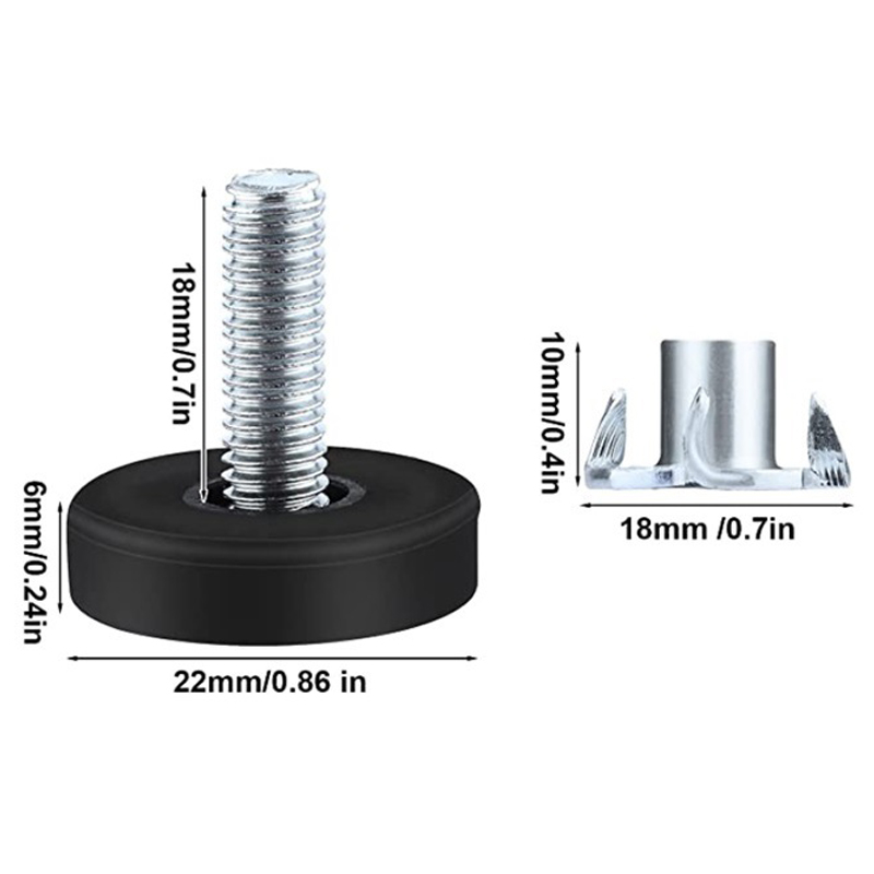 Coussinets de pieds réglables  - Furniture Leveling Hardware avis et prix