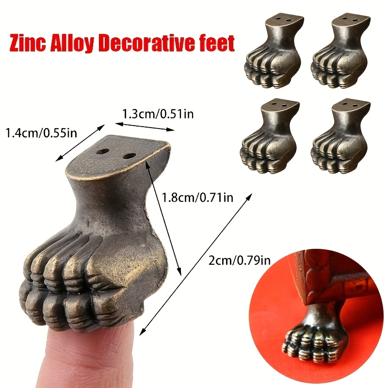 8 pièces de pieds décoratifs a - Furniture Hardware For Legs avis et prix