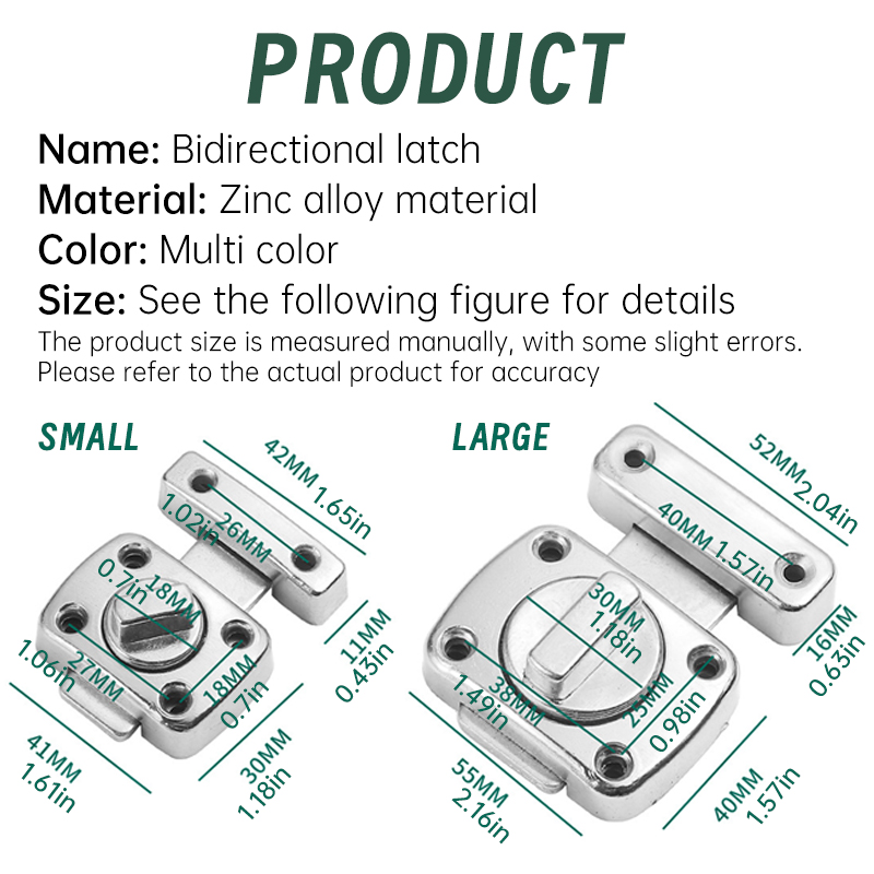 Loquet de sécurité domestique, - Barrel Bolt Slide avis et prix