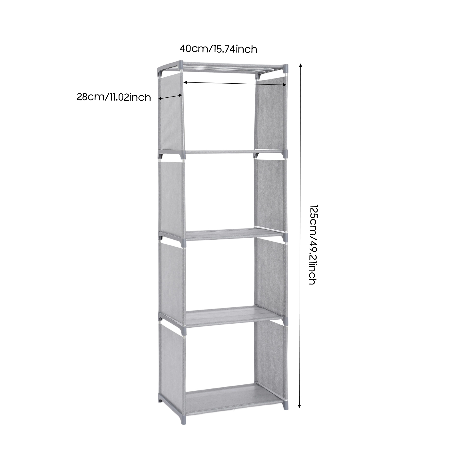 Étagère verticale ouverte rect - Furniture Hardware Photos avis et prix