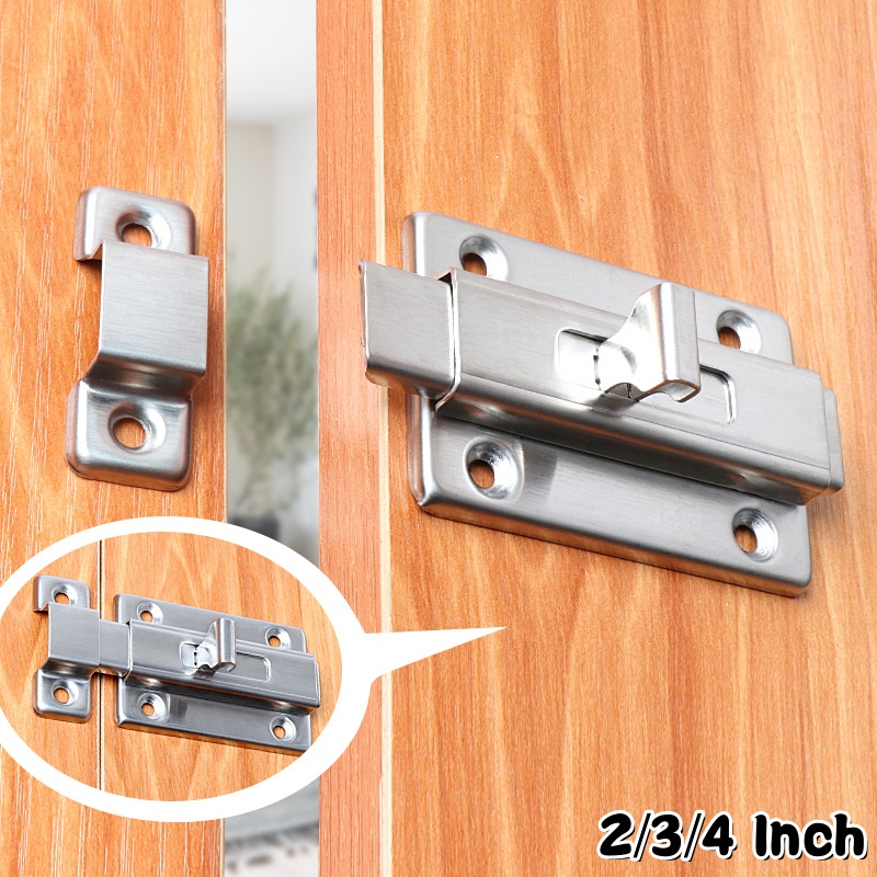 Verrous de porte en acier inox - Barrel Bolt Slide avis et prix