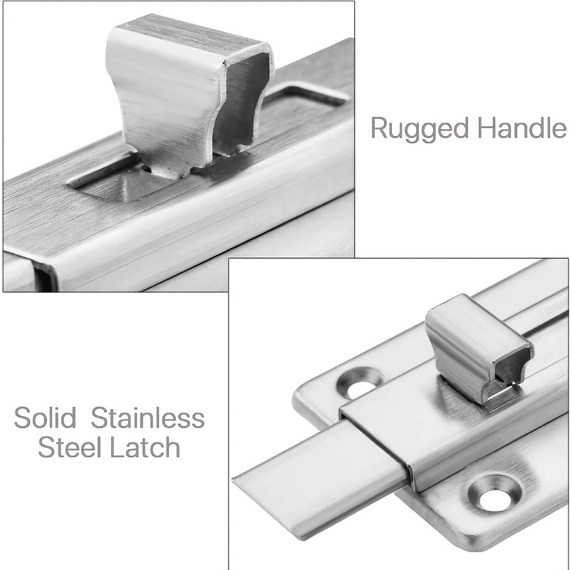 Verrous de porte en acier inox - Barrel Bolt Slide avis et prix